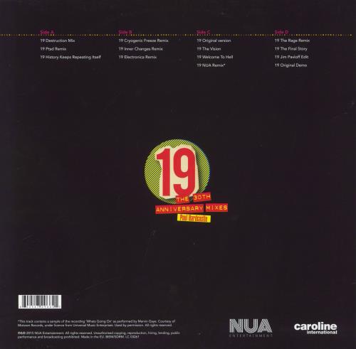Paul Hardcastle 19 - The Mixes [30th Annivesary Edition] 2-LP vinyl record set (Double LP Album) UK PHA2LTH830074