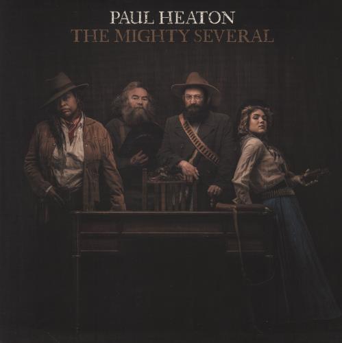 Paul Heaton The Mighty Several - Gold with Black & White Splatter vinyl LP album (LP record) UK PONLPTH850408