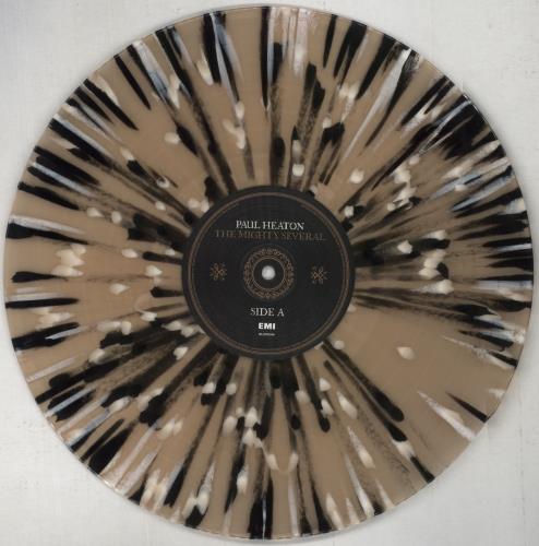 Paul Heaton The Mighty Several - Gold with Black & White Splatter vinyl LP album (LP record) UK PONLPTH850408
