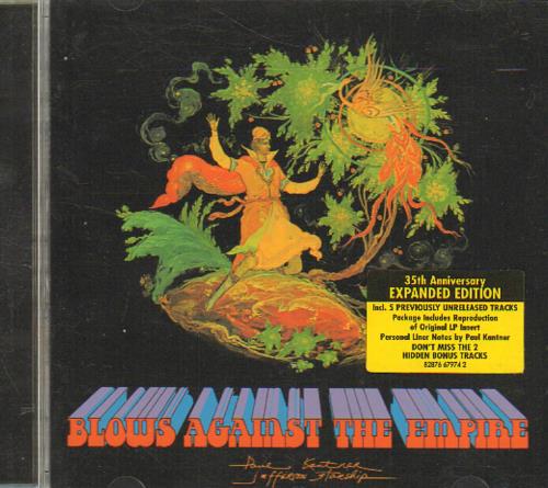 Paul Kantner Blows Against The Empire CD album (CDLP) UK PKACDBL330707