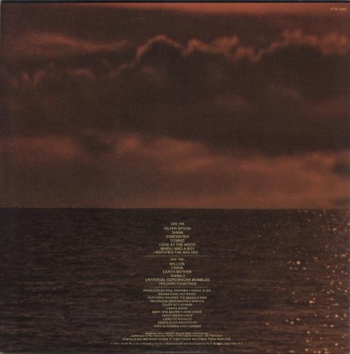 Paul Kantner Sunfighter - Complete vinyl LP album (LP record) US PKALPSU190211