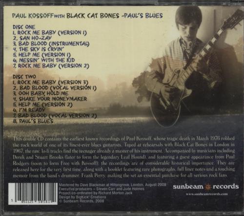 Paul Kossoff Paul's Blues 2 CD album set (Double CD) UK KOS2CPA449120