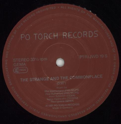 Paul Lovens The Strange And The Commonplace 12" vinyl single (12 inch record / Maxi-single) German 79512TH851348