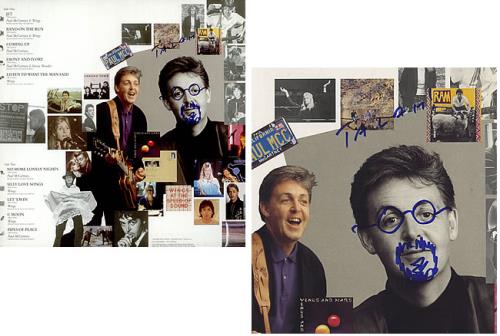 Paul McCartney and Wings All The Best - Autographed vinyl LP album (LP record) UK MCCLPAL443154