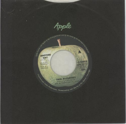 Paul McCartney and Wings Another Day - 3rd 7" vinyl single (7 inch record / 45) Japanese MCC07AN887696
