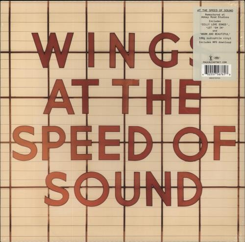 Paul McCartney and Wings At The Speed Of Sound - 180 Gram Vinyl vinyl LP album (LP record) UK MCCLPAT858770