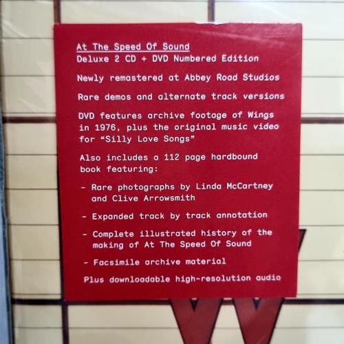 Paul McCartney and Wings At The Speed Of Sound - Deluxe Edition - Sealed CD Album Box Set UK MCCDXAT768280