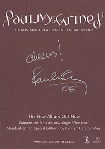 Paul McCartney and Wings Autographed Promotional Postcard memorabilia UK MCCMMAU386382