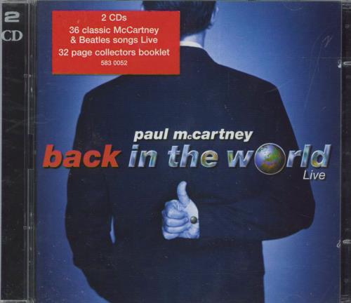 Paul McCartney and Wings Back In The World Live 2 CD album set (Double CD) UK MCC2CBA236698