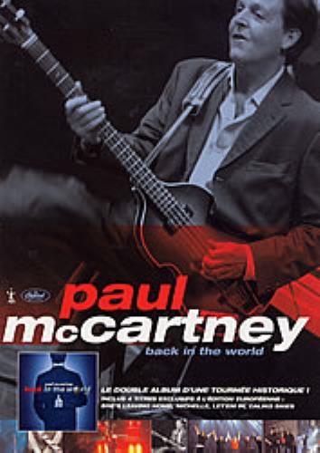 Paul McCartney and Wings Back In The World handbill UK MCCHBBA241342