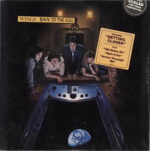 Paul McCartney and Wings Back To The Egg - Sealed + Yellow Sticker vinyl LP album (LP record) US MCCLPBA849858