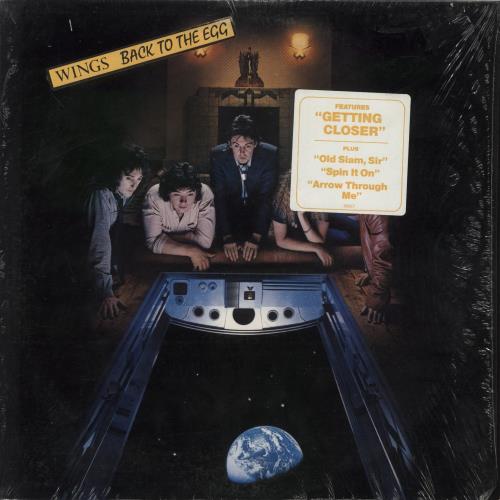 Paul McCartney and Wings Back To The Egg - Shrink - 2 Hype Stickers vinyl LP album (LP record) US MCCLPBA325326