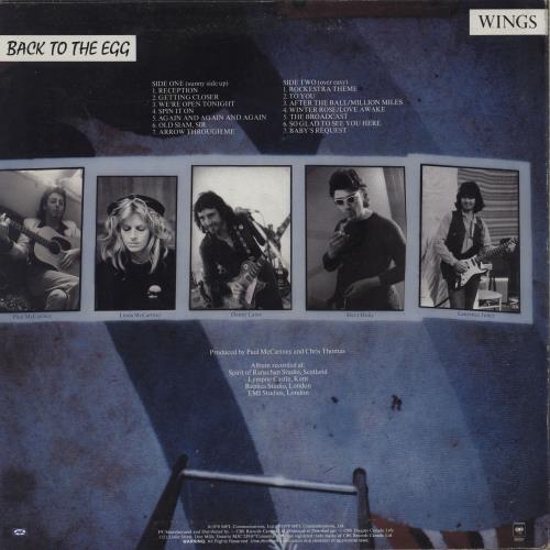 Paul McCartney and Wings Back To The Egg - Stickered Shrink vinyl LP album (LP record) Canadian MCCLPBA756401