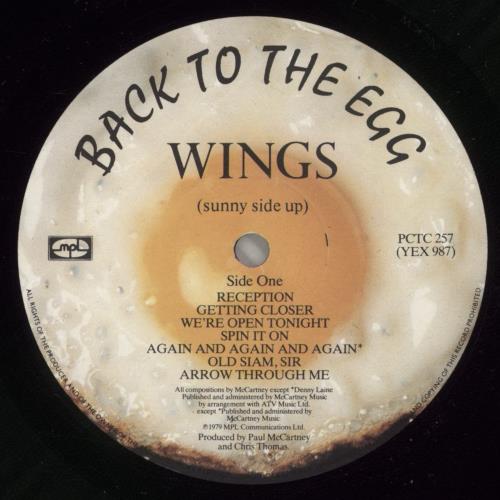 Paul McCartney and Wings Back To The Egg vinyl LP album (LP record) UK MCCLPBA161281