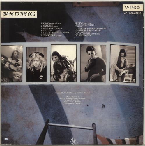 Paul McCartney and Wings Back To The Egg vinyl LP album (LP record) Dutch MCCLPBA698759