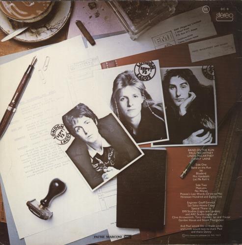 Paul McCartney and Wings Band On The Run - Yellow Vinyl + Poster vinyl LP album (LP record) French MCCLPBA28958