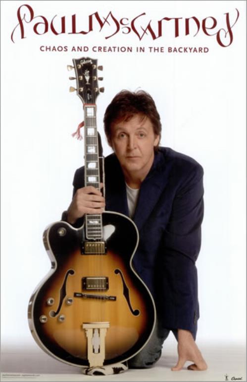 Paul McCartney and Wings Chaos And Creation In The Backyard poster US MCCPOCH480532