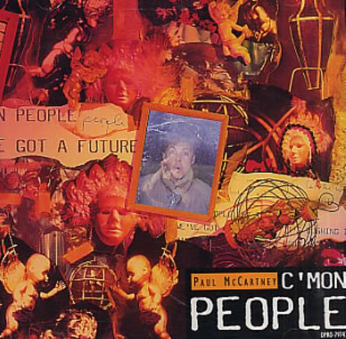 Paul McCartney and Wings C'mon People CD single (CD5 / 5") US MCCC5CM20137