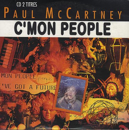 Paul McCartney and Wings C'mon People CD single (CD5 / 5") French MCCC5CM83117