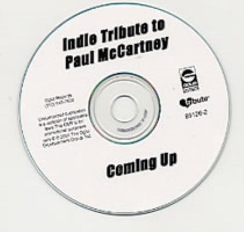 Paul McCartney and Wings Coming Up CD-R acetate US MCCCRCO197863