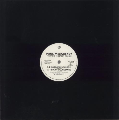 Paul McCartney and Wings Deliverance (The Steve Anderson Remixes) 12" vinyl single (12 inch record / Maxi-single) UK MCC12DE13032