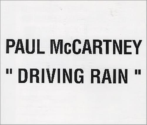 Paul McCartney and Wings Driving Rain CD-R acetate Japanese MCCCRDR202541