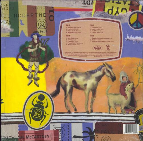 Paul McCartney and Wings Egypt Station - 140gram Vinyl - Hype Stickered Shrink 2-LP vinyl record set (Double LP Album) UK MCC2LEG804749