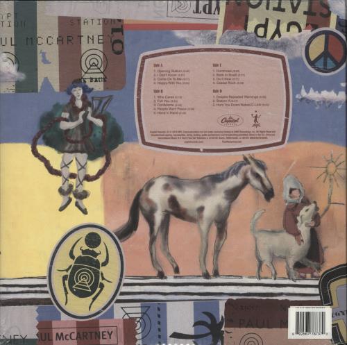 Paul McCartney and Wings Egypt Station - 180gm Orange & Blue Vinyl - Stickered Shrink 2-LP vinyl record set (Double LP Album) UK MCC2LEG871400