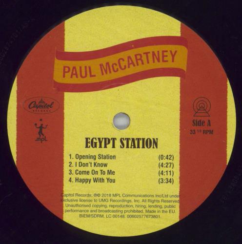 Paul McCartney and Wings Egypt Station: Explorers Edition - 180gm Vinyl 3-LP vinyl record set (Triple LP Album) UK MCC3LEG821296