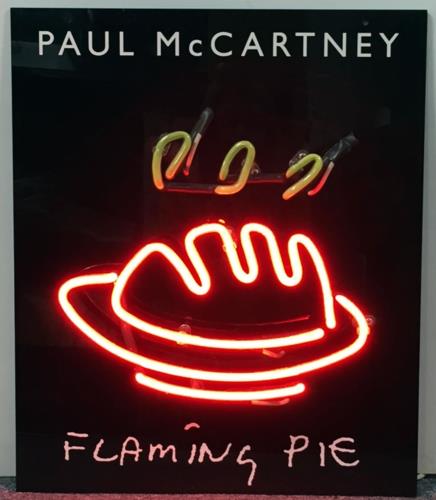 Paul McCartney and Wings Flaming Pie - Neon Display memorabilia UK MCCMMFL599091