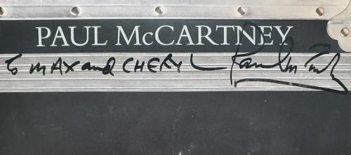 Paul McCartney and Wings Flowers In The Dirt - World Tour Pack - Autographed vinyl LP album (LP record) UK MCCLPFL762219