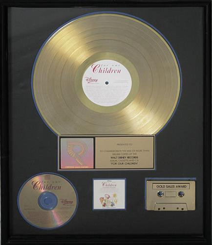 Paul McCartney and Wings For Our Children award disc US MCCAWFO481935