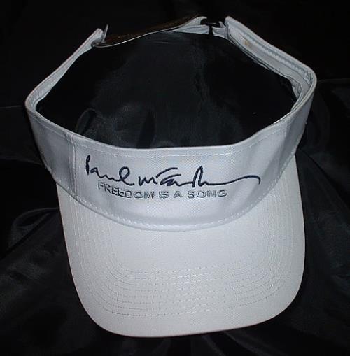 Paul McCartney and Wings Freedom Is A Song - Head Visor memorabilia US MCCMMFR329086