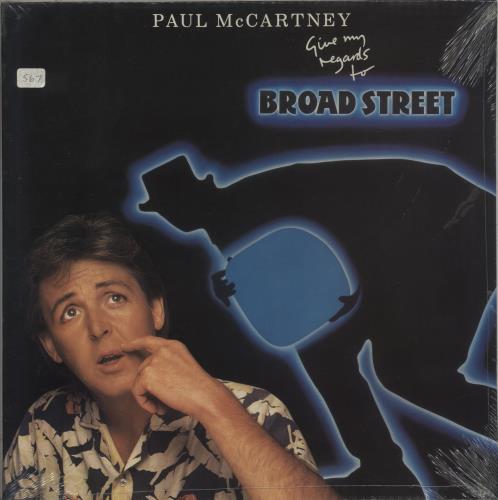 Paul McCartney and Wings Give My Regards To Broad Street vinyl LP album (LP record) UK MCCLPGI875111
