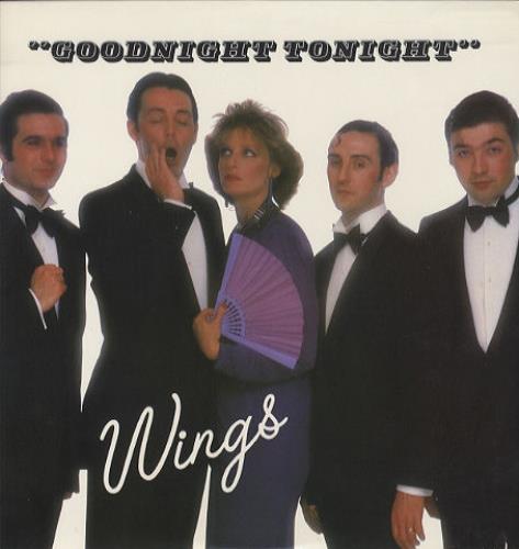 Paul McCartney and Wings Goodnight Tonight - Promo stamped 12" vinyl single (12 inch record / Maxi-single) US MCC12GO224460