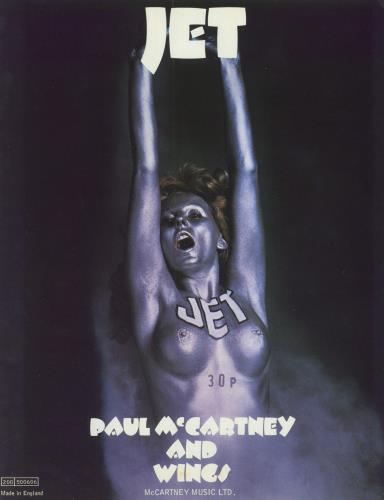 Paul McCartney and Wings Jet sheet music UK MCCSMJE790192