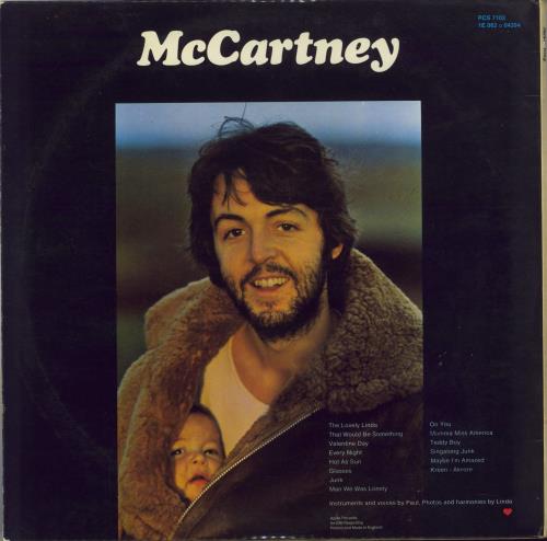 Paul McCartney and Wings McCartney - 1st - EX vinyl LP album (LP record) UK MCCLPMC232173