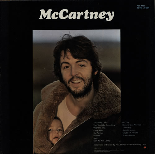 Paul McCartney and Wings McCartney - 1st vinyl LP album (LP record) UK MCCLPMC290041