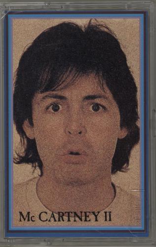 Paul McCartney and Wings McCartney II cassette album UK MCCCLMC759014