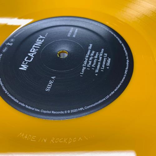 Paul McCartney and Wings McCartney III - 333 Edition - Yellow & Black Circles vinyl LP album (LP record) US MCCLPMC755079