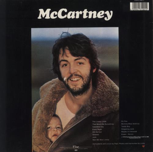 Paul McCartney and Wings McCartney vinyl LP album (LP record) UK MCCLPMC507742