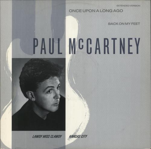 Paul McCartney and Wings Once Upon A Long Ago (Extended Version) - EX 12" vinyl single (12 inch record / Maxi-single) UK MCC12ON696490
