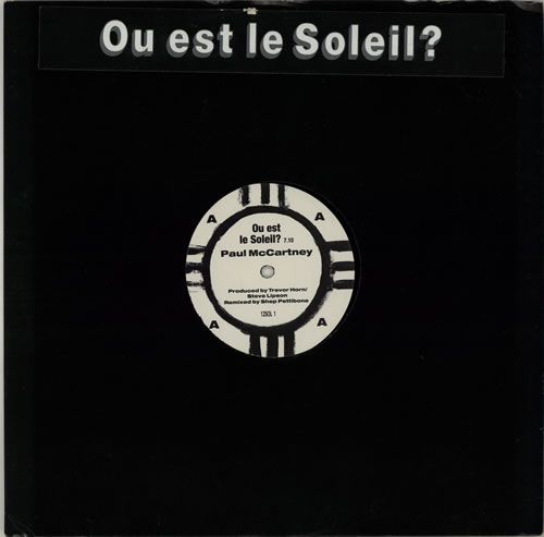 Paul McCartney and Wings Ou Est Le Soleil? 12" vinyl single (12 inch record / Maxi-single) UK MCC12OU07280