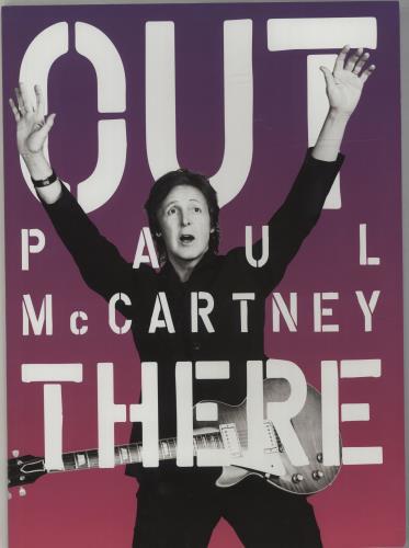 Paul McCartney and Wings Out There Tour 2013 tour programme UK MCCTROU688826