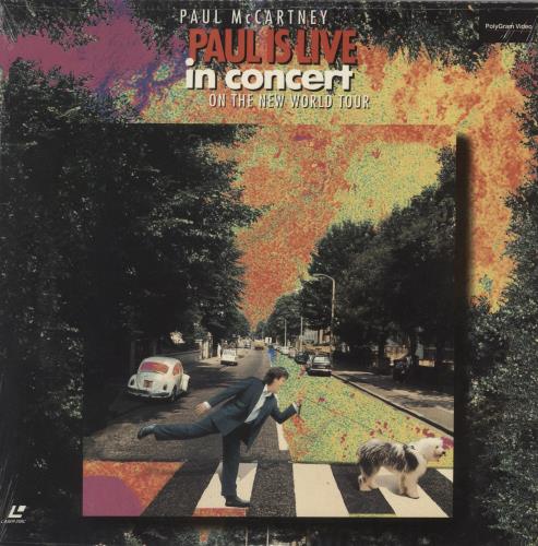 Paul McCartney and Wings Paul Is Live - Shrink laserdisc / lazerdisc US MCCLZPA876673
