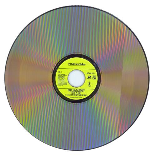 Paul McCartney and Wings Paul Is Live - Shrink laserdisc / lazerdisc US MCCLZPA876673