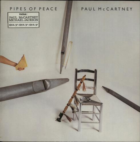 Paul McCartney and Wings Pipes Of Peace vinyl LP album (LP record) French MCCLPPI645771