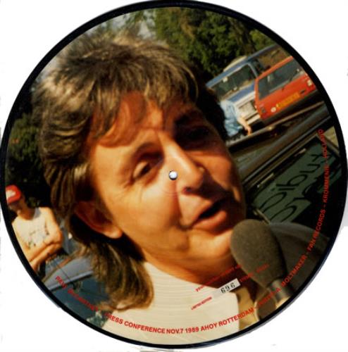 Paul McCartney and Wings Press Conference - Rotterdam 12" vinyl picture disc (12 inch picture record) Dutch MCC2PPR224941