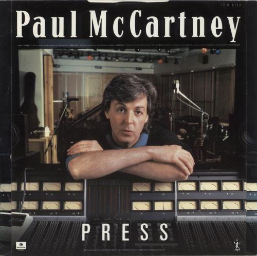 Paul McCartney and Wings Press 12" vinyl single (12 inch record / Maxi-single) UK MCC12PR12523