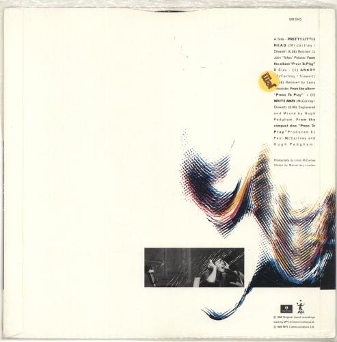 Paul McCartney and Wings Pretty Little Head 12" vinyl single (12 inch record / Maxi-single) UK MCC12PR663039